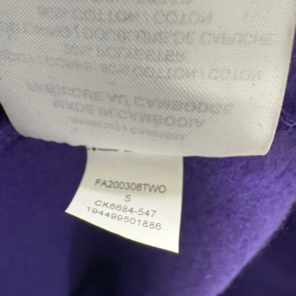 Jordan Air Jumpman Colorblock Hoodie Men's S Purple Black Pullover CK6684-547